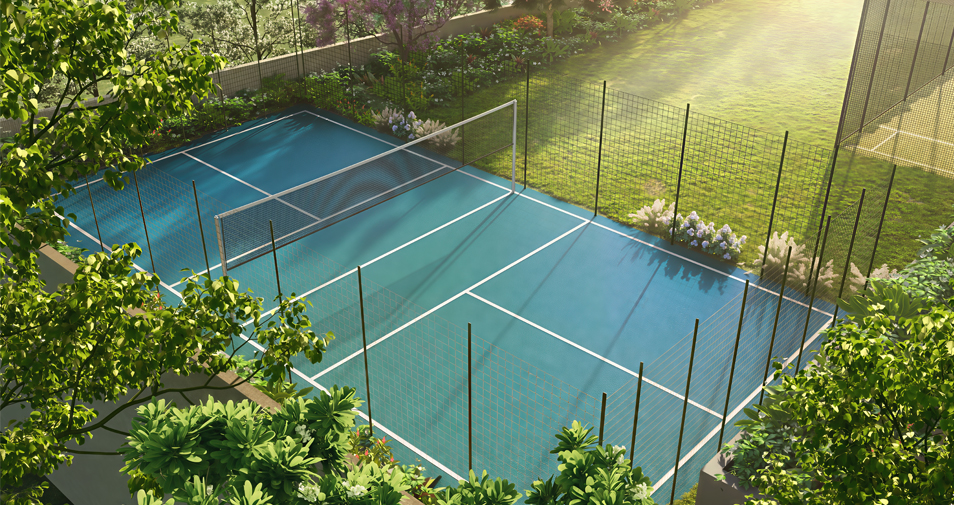 Sattva Ekatra — sports court