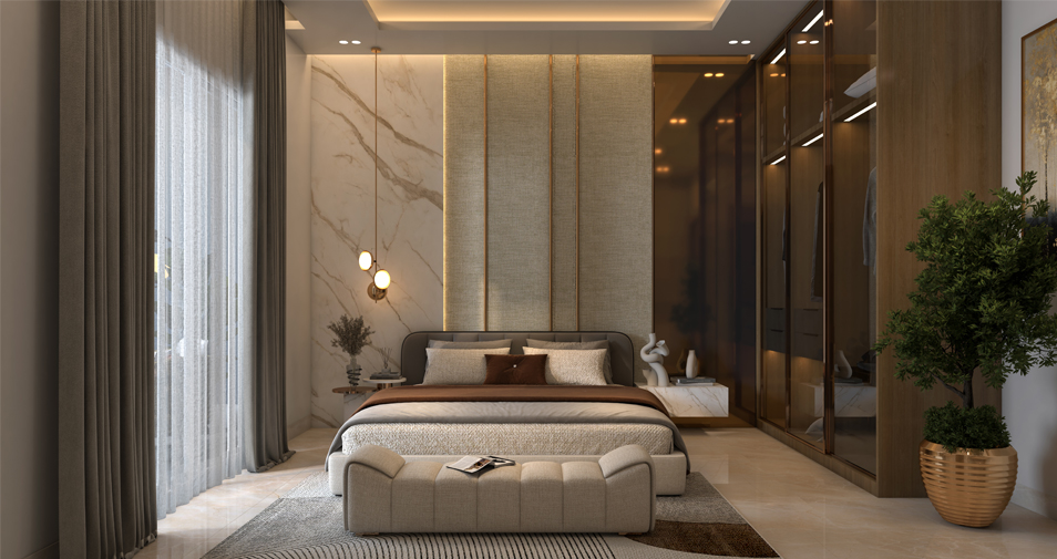 Sattva Ekatra — master bedroom